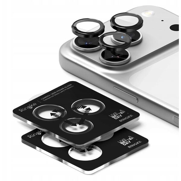 Nakładka Ringke Camera Frame Protector do Apple iPhone 17 Pro / 17 Pro Max Black [2 PACK]