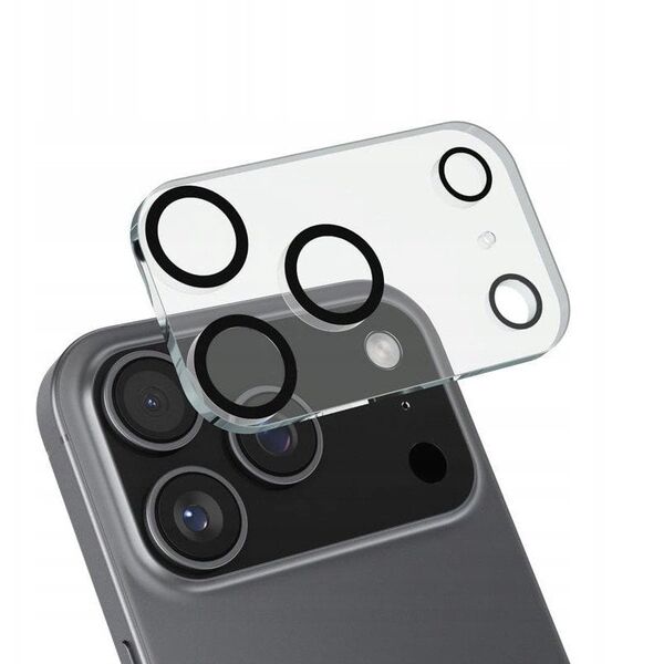 Crong Lens Shield - Szkło na aparat i obiektyw iPhone 17 Pro