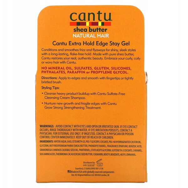 Cantu Shea Butter Firm Hold Edge Stay Gel 64 g