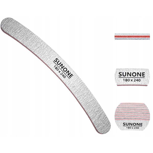 SUNONE_Pilnik biały łódka 180/240 10szt
