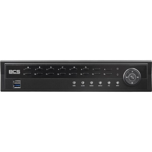 Rejestrator BCS Rejestrator IP 16-kanałowy BCS-U-NVR1602-A-4K-8P(6TB), 12Mpx BCS Ultra