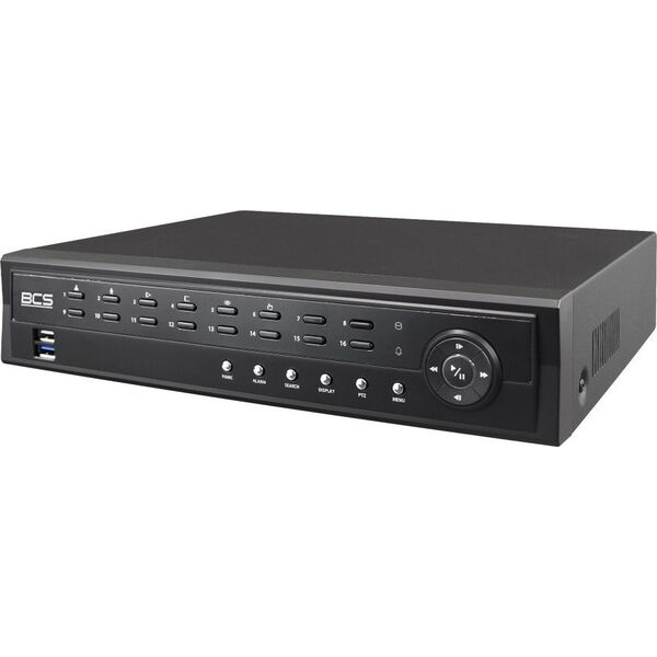 Rejestrator BCS Rejestrator IP 16-kanałowy BCS-U-NVR1602-A-4K-8P(6TB), 12Mpx BCS Ultra