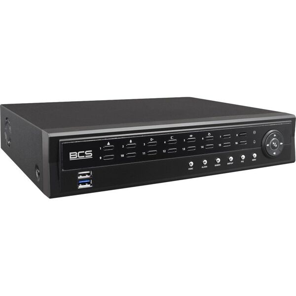Rejestrator BCS Rejestrator IP 16-kanałowy BCS-U-NVR1602-A-4K-8P(6TB), 12Mpx BCS Ultra