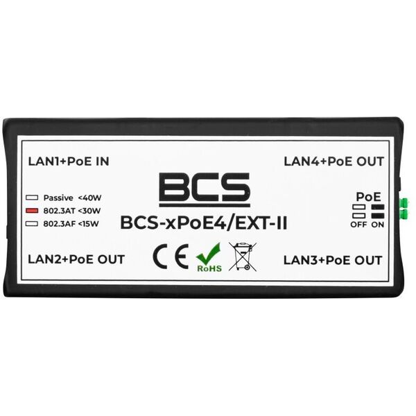 Extender BCS-xPoE4/EXT-II