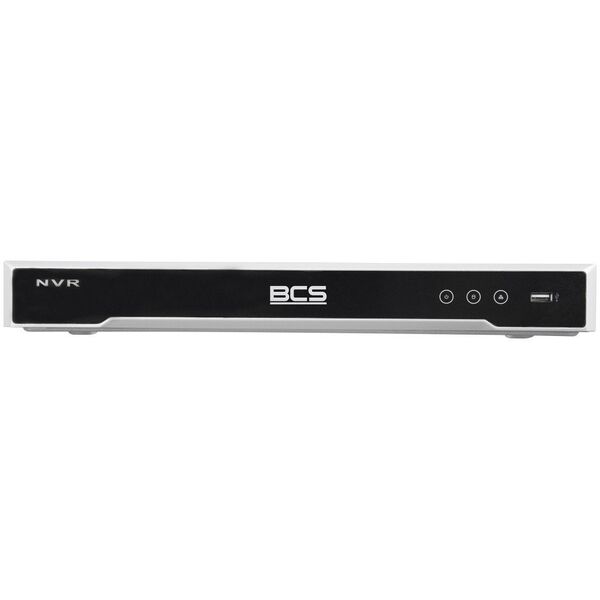 Rejestrator IP 16-kanałowy BCS-V-NVR1602-A-8K-16P, 2 dyskowy, 32Mpx, HDMI 8K