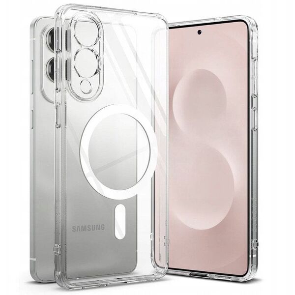 Θήκη CLEAR CASE 2 mm για SAMSUNG S25 Edge συμβατή με MagSafe (προστασία κάμερας) διάφανη