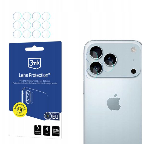 Ochrona na obiektyw aparatu 3MK Lens Protect do Apple iPhone 17 Pro Max