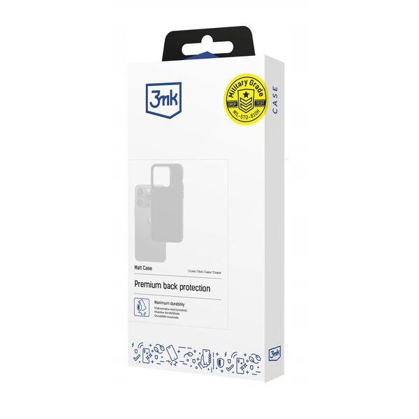 Etui 3MK Matt Case do Samsung Galaxy S25 FE czarny