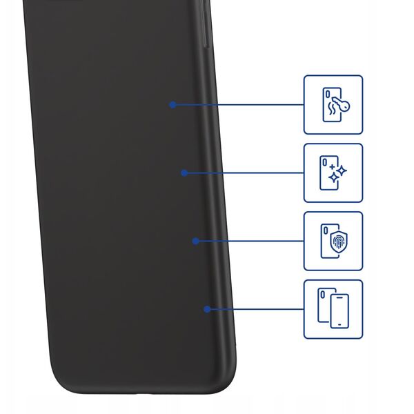 Etui 3MK Matt Case do Samsung Galaxy S25 FE czarny