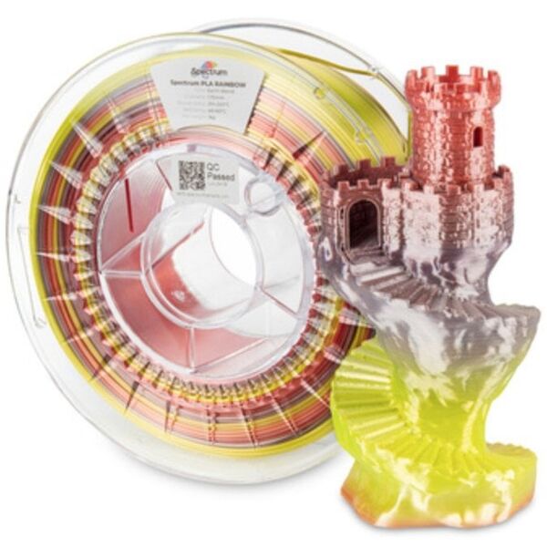 Spectrum Filament PLA Silk Rainbow 1000g earth blend, 81020