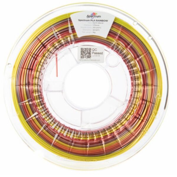 Spectrum Filament PLA Silk Rainbow 1000g earth blend, 81020