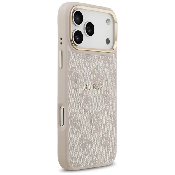 Case Guess 4G PU Classic Logo MagSafe for iPhone 17 Pro Max pink