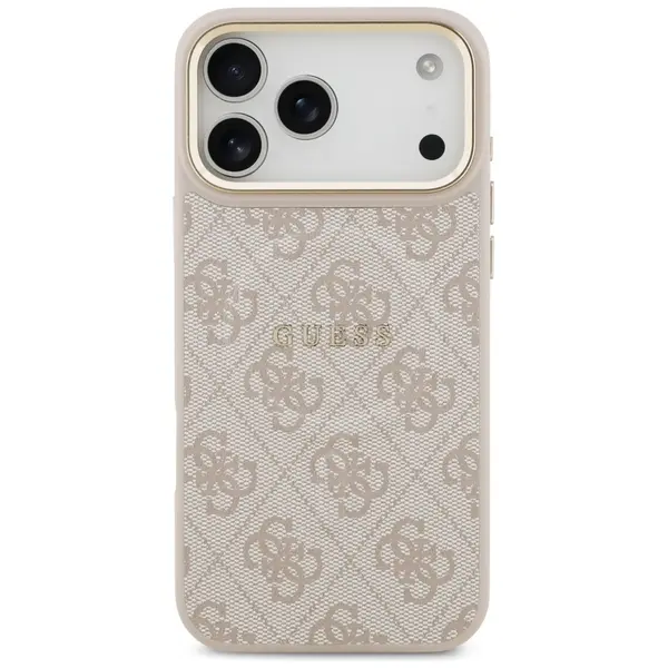 Case Guess 4G PU Classic Logo MagSafe for iPhone 17 Pro Max pink