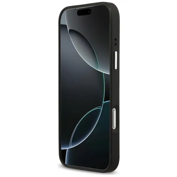 Case Guess Grained Big 4G Classic Logo for iPhone 17 Pro Max black