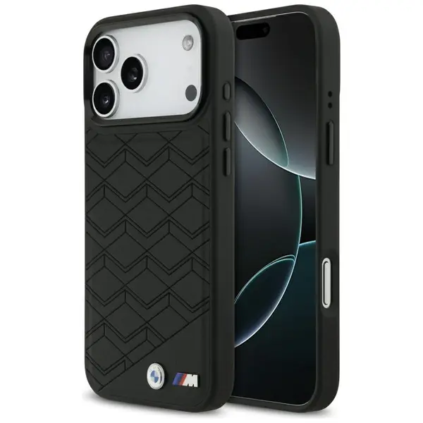 Etui BMW M Shape Logo MagSafe do iPhone 17 Pro Max czarny