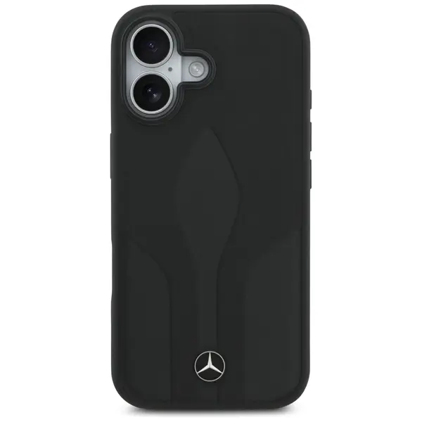 Case Mercedes Leather The Move MagSafe for iPhone 17 black