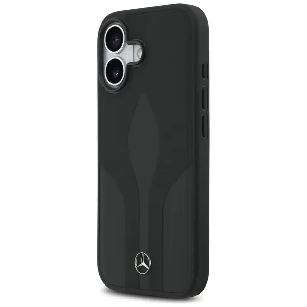 Case Mercedes Leather The Move MagSafe for iPhone 17 black
