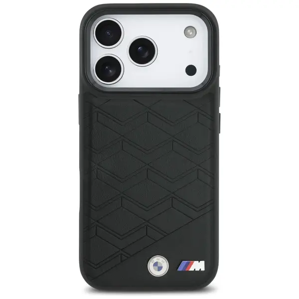 Etui BMW M Shape Logo MagSafe do iPhone   17 Pro czarny