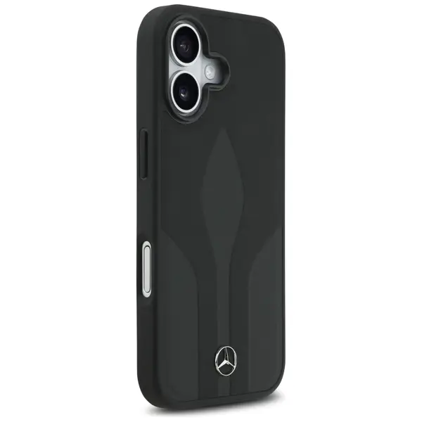 Case Mercedes Leather The Move MagSafe for iPhone 17 black