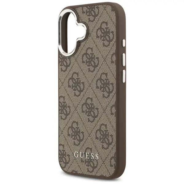 Etui Guess 4G Classic Logo MagSafe do iPhone 17 brązowy