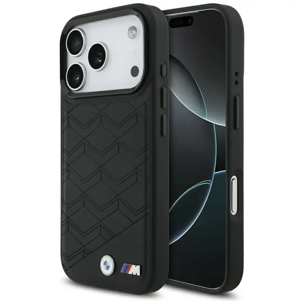 Etui BMW M Shape Logo MagSafe do iPhone   17 Pro czarny