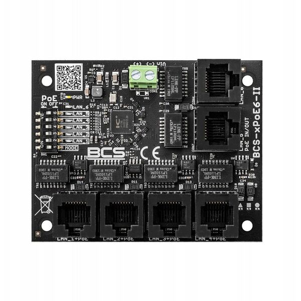 BCS-xPoE6-II Switch BCS 5x PoE, 1x RJ45