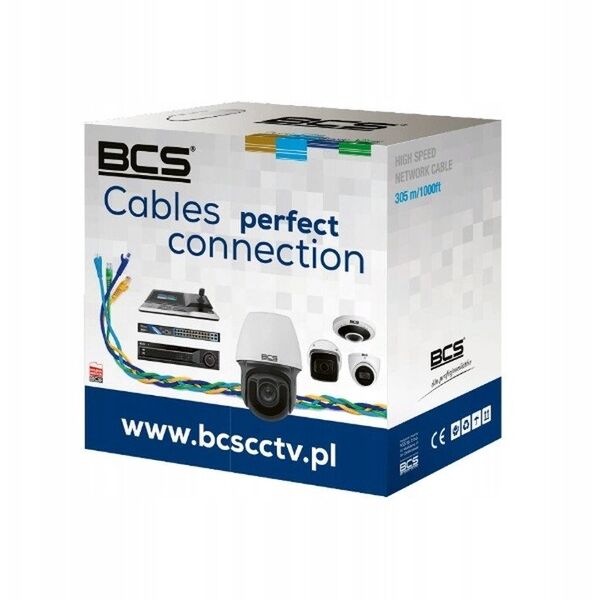 BCS-U/UTP-CAT5E-PVC BCS Kabel UTP kat. 5E PVC box 305m