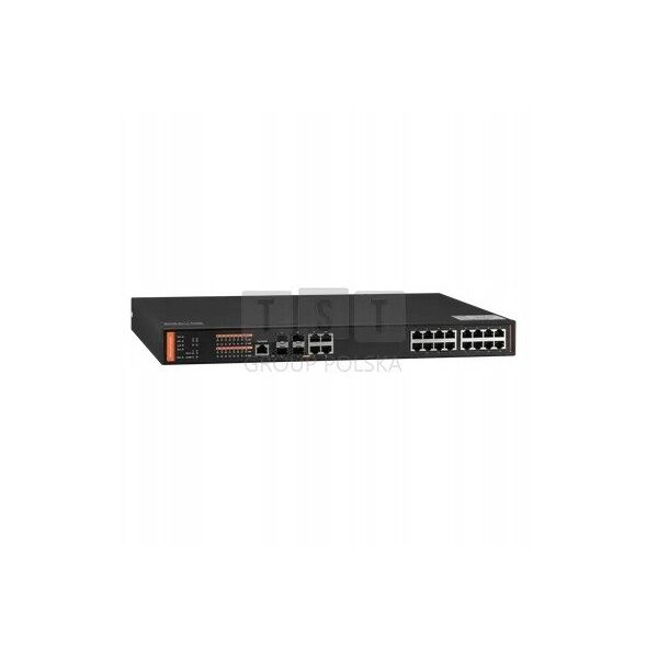 BCS-SP16G04G-4SFP-M Switch zarządzalny 16x PoE, 4x RJ45, 4x SFP Gigabit