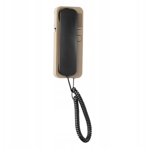 SMART 5P CYFRAL Unifon do systemu domofonowego analogowego 4+N, czarno beżowy