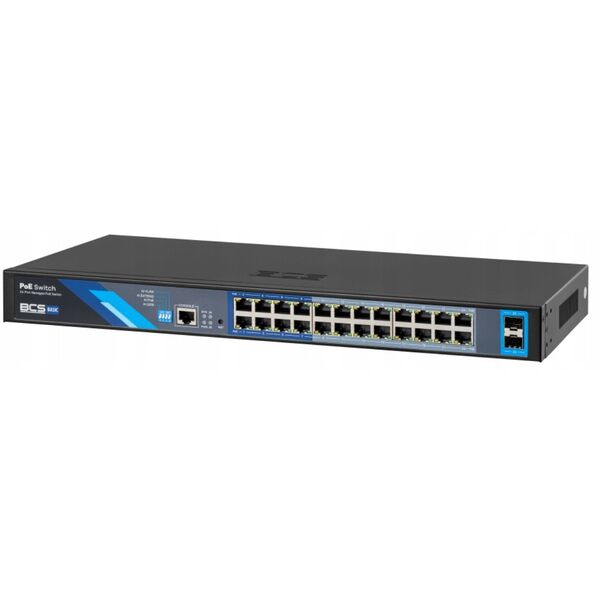BCS-B-SP24G-2SFP-M BCS BASIC Switch zarządzalny 24x PoE, 2xSFP