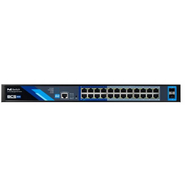 BCS-B-SP24G-2SFP-M BCS BASIC Switch zarządzalny 24x PoE, 2xSFP