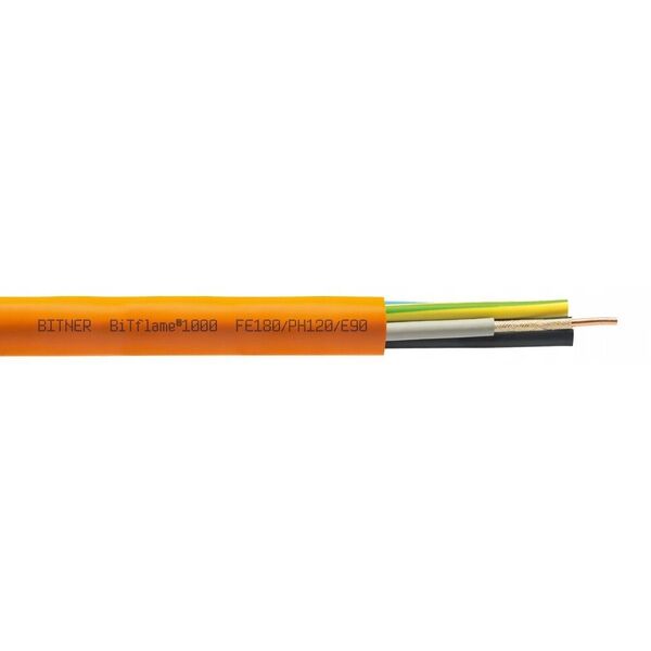 BiTflame 1000 FE180/PH120/E90 3x1,5mm Ognioodporny kabel zasilający BITNER