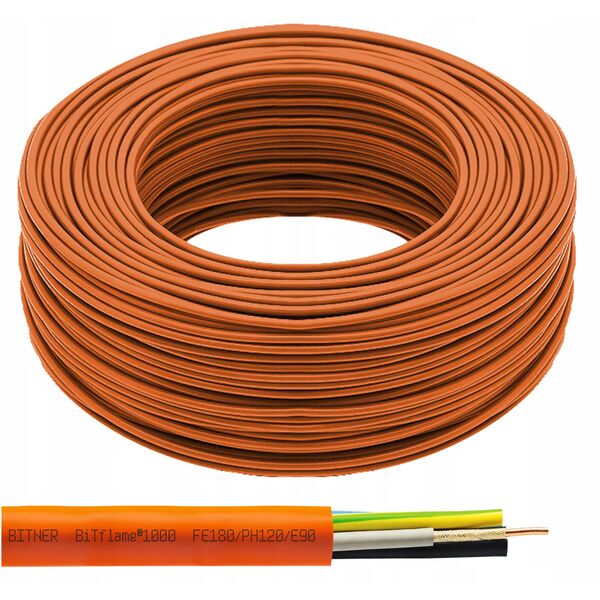 BiTflame 1000 FE180/PH120/E90 3x1,5mm Ognioodporny kabel zasilający BITNER