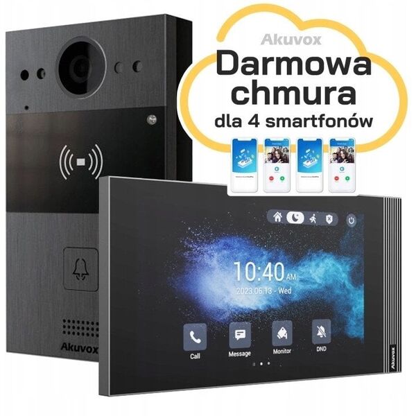R20A+S562 Wideodomofon IP, zestaw jednorodzinny Akuvox