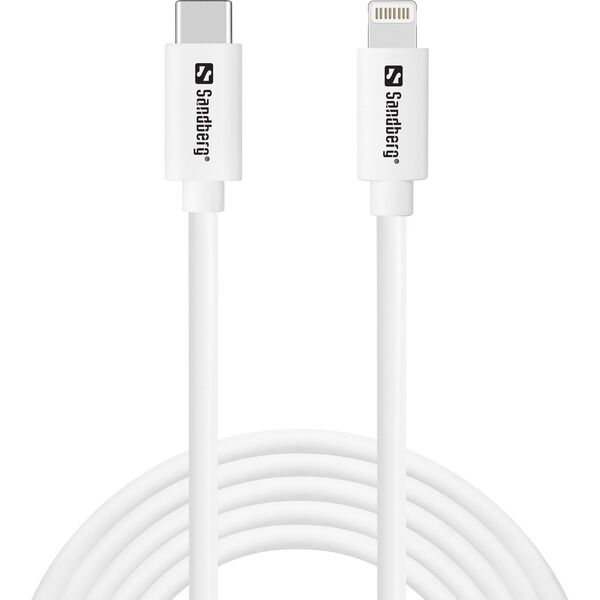 SANDBERG Lightning-Kabel - Lightning männlich zu 24 pin USB-C männlich