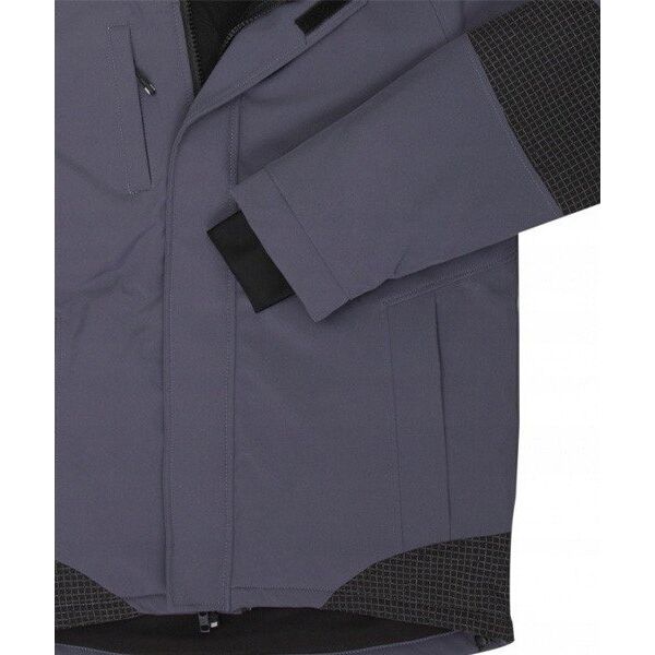 JACKET SOFTSHELL ATLANTA BLACK/GREY XL