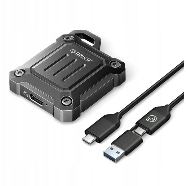 Orico Obudowa na dysk M.2 NVMe 2230, USB-C 10 Gbps, wzmocniona, metalowa