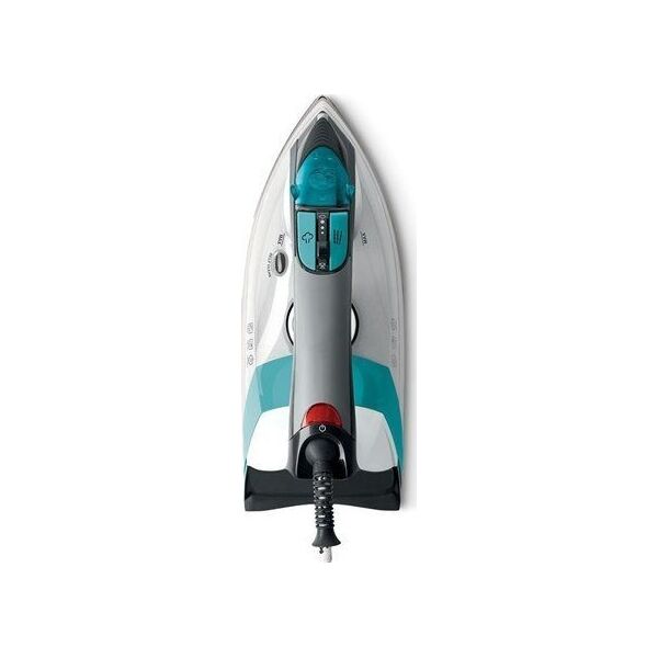 Żelazko Polti Polti Iron PLEU0251 Vaporella Quick & Comfort QC110 Steam Iron, 2200 W, Water tank capacity 300 ml, Continuous steam 30 g/min, White/Blue/Black