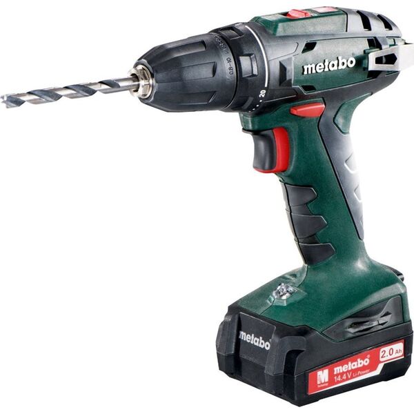 Wiertarko-wkrętarka Metabo Wiertarko-wkrętarka 2x2,0Ah+waliza METABO 602206530
