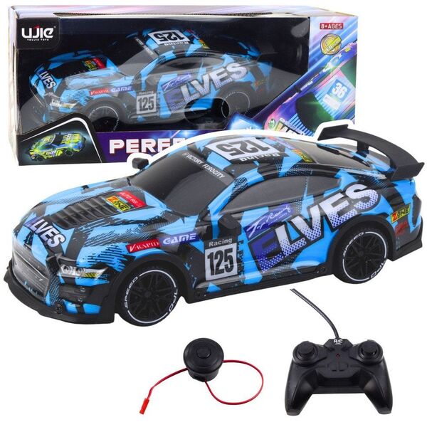 Autko Sportowe Zdalnie Sterowane RC Niebieskie LEAN Toys