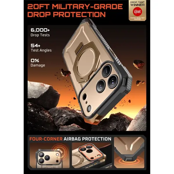 SUPCASE UB GRIP MAG MAGSAFE IPHONE 17 PRO DESERT GOLD