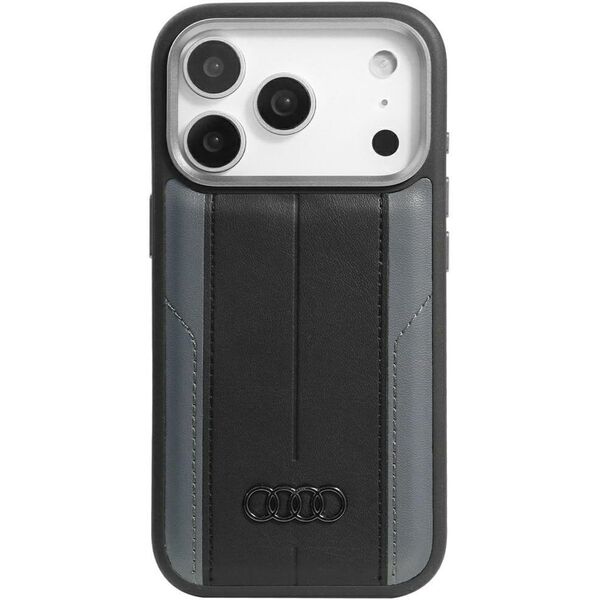 Case Audi A6 Synthetic Leather MagSafe for iPhone 17 Pro black