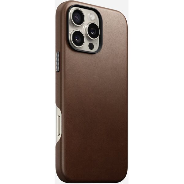 NOMAD Traditional Leather Case - skórzane etui ochronne do iPhone 16 Pro Max (brown)