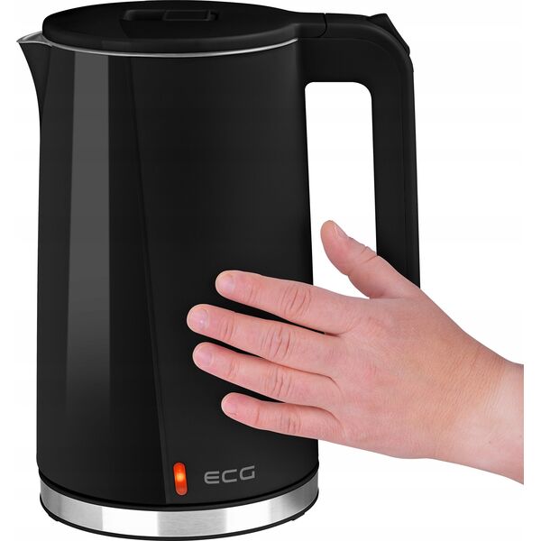 Virdulys ECG RK 1702 Safe to Touch, juodas