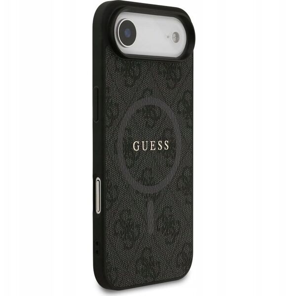 GUESS futerał do IPHONE 17 kompatybilny z MagSafe GUHMP17SG4GFRK (PU 4G Ring Classic Logo) czarny