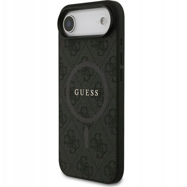 GUESS futerał do IPHONE 17 kompatybilny z MagSafe GUHMP17SG4GFRK (PU 4G Ring Classic Logo) czarny