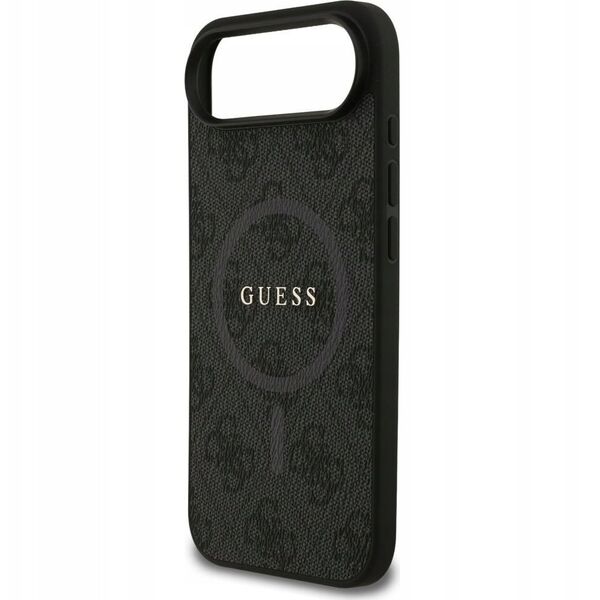 GUESS futerał do IPHONE 17 kompatybilny z MagSafe GUHMP17SG4GFRK (PU 4G Ring Classic Logo) czarny