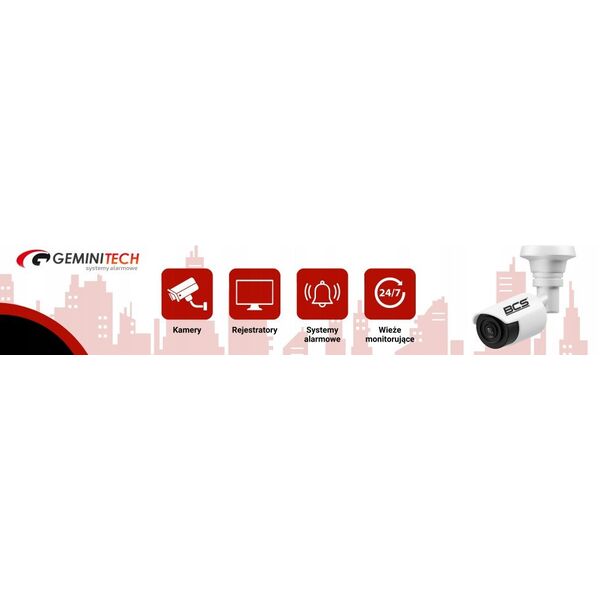 BCS-P-TIP45VSR5(2) Kamera IP BCS POINT tubowa 5Mpx