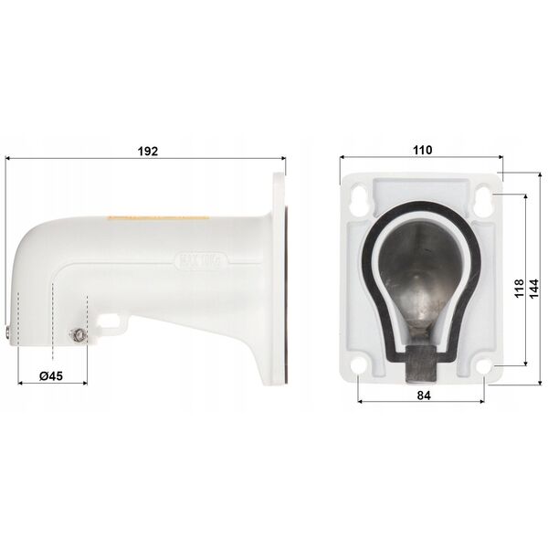 KAMERA IP SZYBKOOBROTOWA DS-2SE4C425MWG-E/26(F0)/PL TandemVu ColorVu - 4 Mpx 4.8 ... 120 mm Hikvision