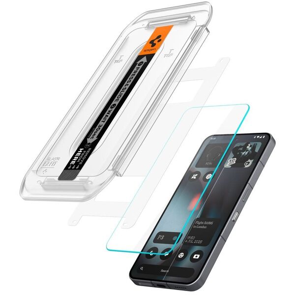 Szkło hartowane Spigen Glas.tr ez Fit do Nothing Phone 3 Clear [2 PACK]